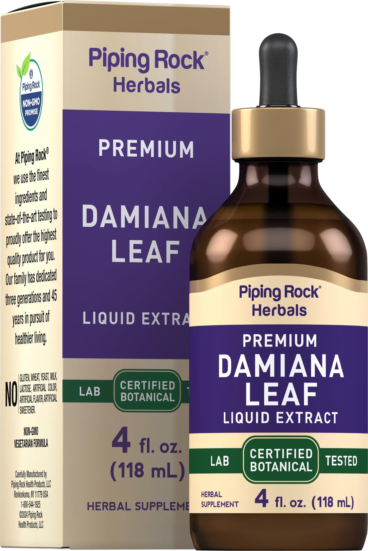 Piping Rock Liquid Extract Supplement front view 276g bottle
