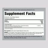 Piping Rock Liver Extract Capsules side view showing dosage