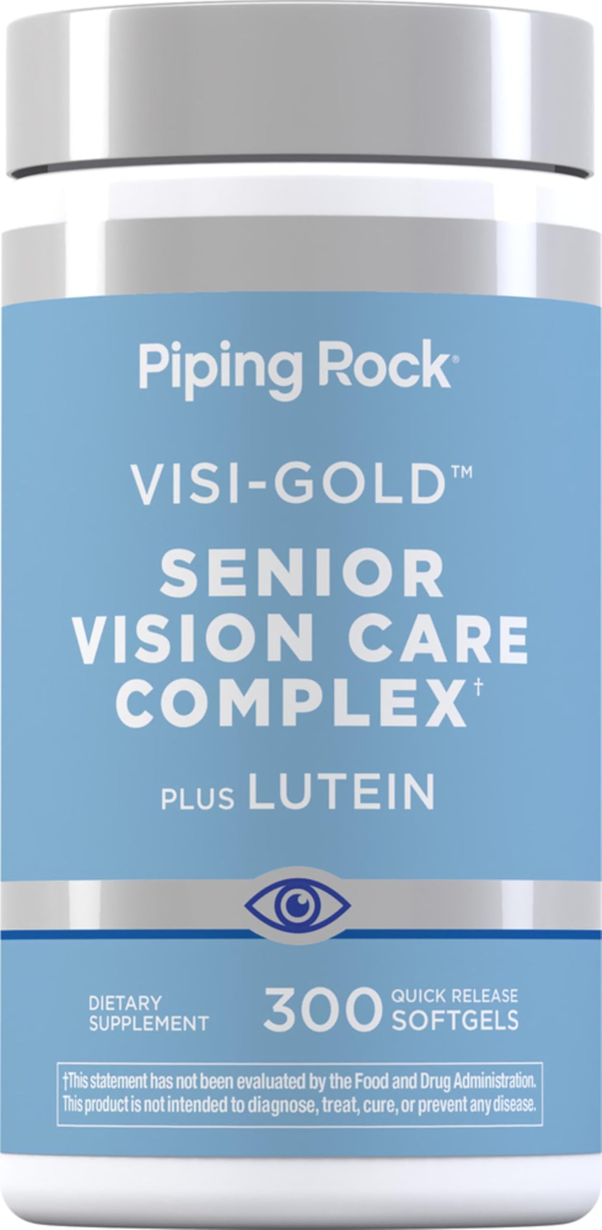 Piping Rock Lutein Supplement 200g front view with packaging