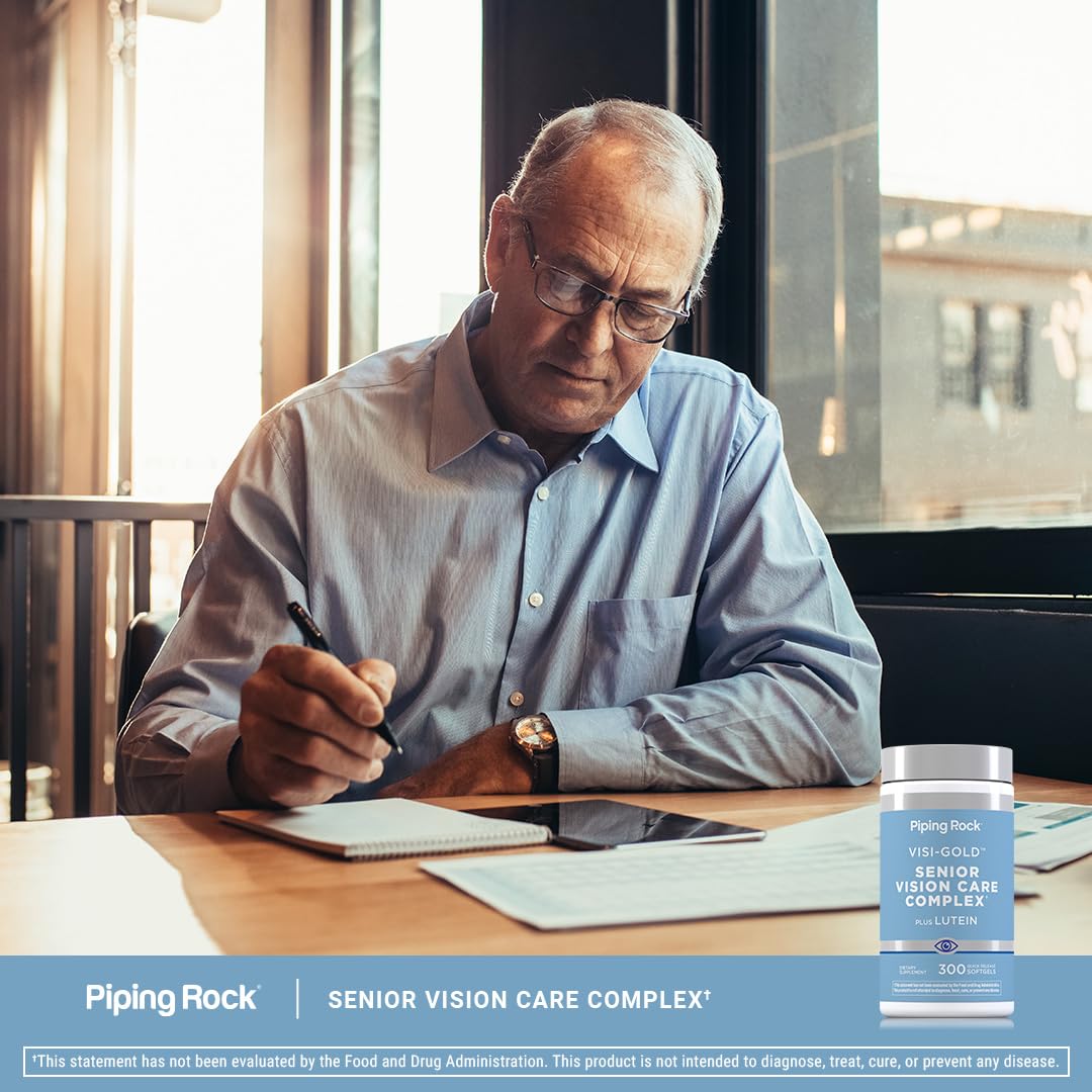 Piping Rock Lutein Supplement with Bilberry and Blueberry Extracts