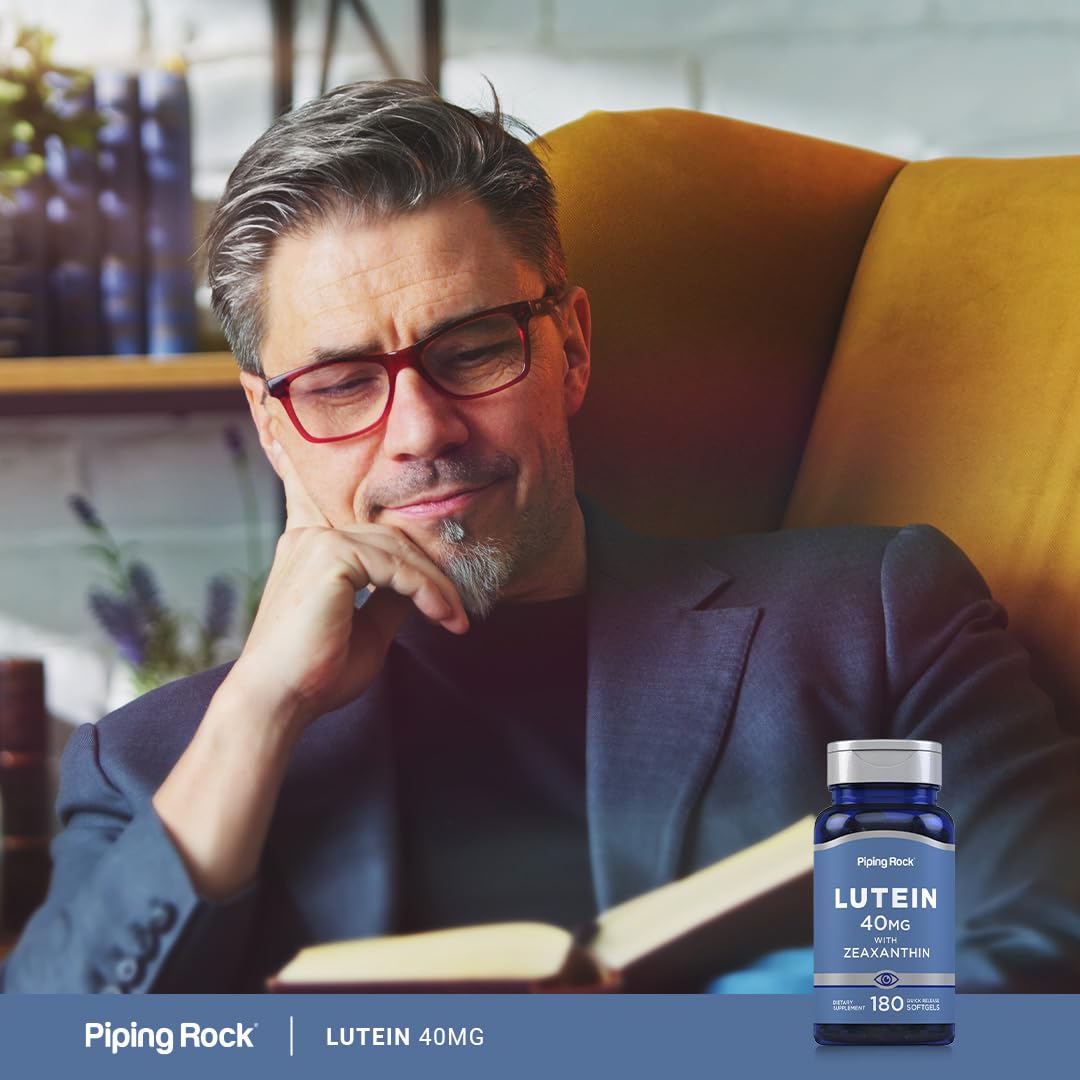 Piping Rock Lutein with Zeaxanthin 118g softgels with measuring spoon