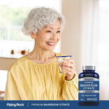 Piping Rock Magnesium Citrate 375mg softgels with measuring spoon