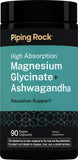 Piping Rock Magnesium Glycinate 120mg capsule front view