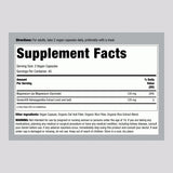 Piping Rock Magnesium Glycinate 120mg capsule side view