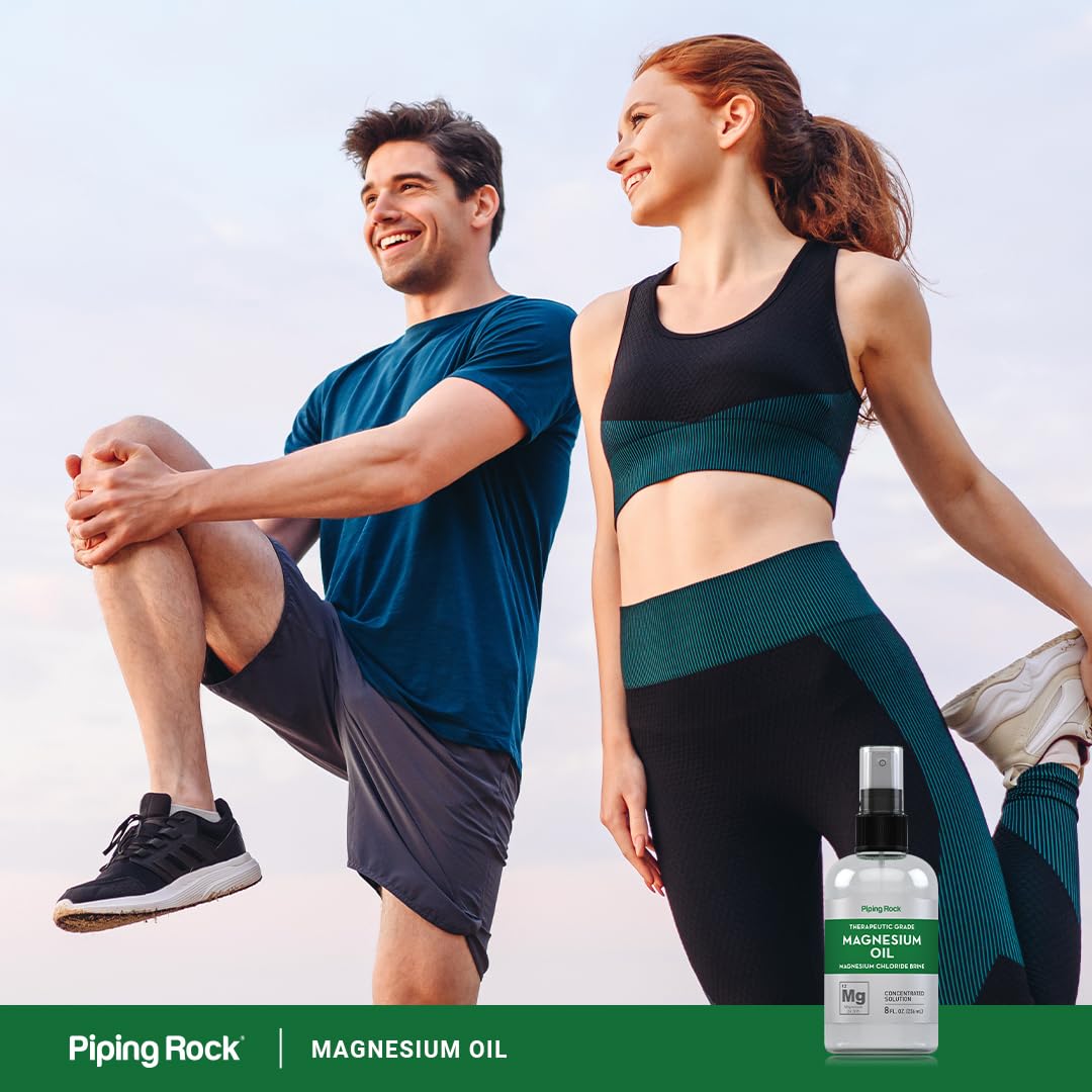 Piping Rock Magnesium Massage Oil 340g packaging details