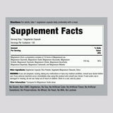 Piping Rock Magnesium Supplement 150mg 10-in-1 capsules side view