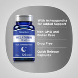 Piping Rock Melatonin 10 mg with Ashwagandha ingredients list