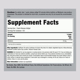 Piping Rock Melatonin 10mg Softgel Capsules bottle side view