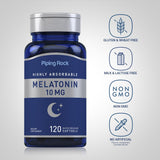 Piping Rock Melatonin 10mg Softgel Capsules close-up of softgel