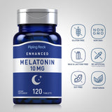 Piping Rock Melatonin 10mg Tablets packaging with dosage information