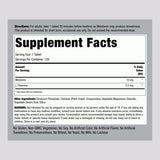 Piping Rock Melatonin 10mg Tablets side view with label