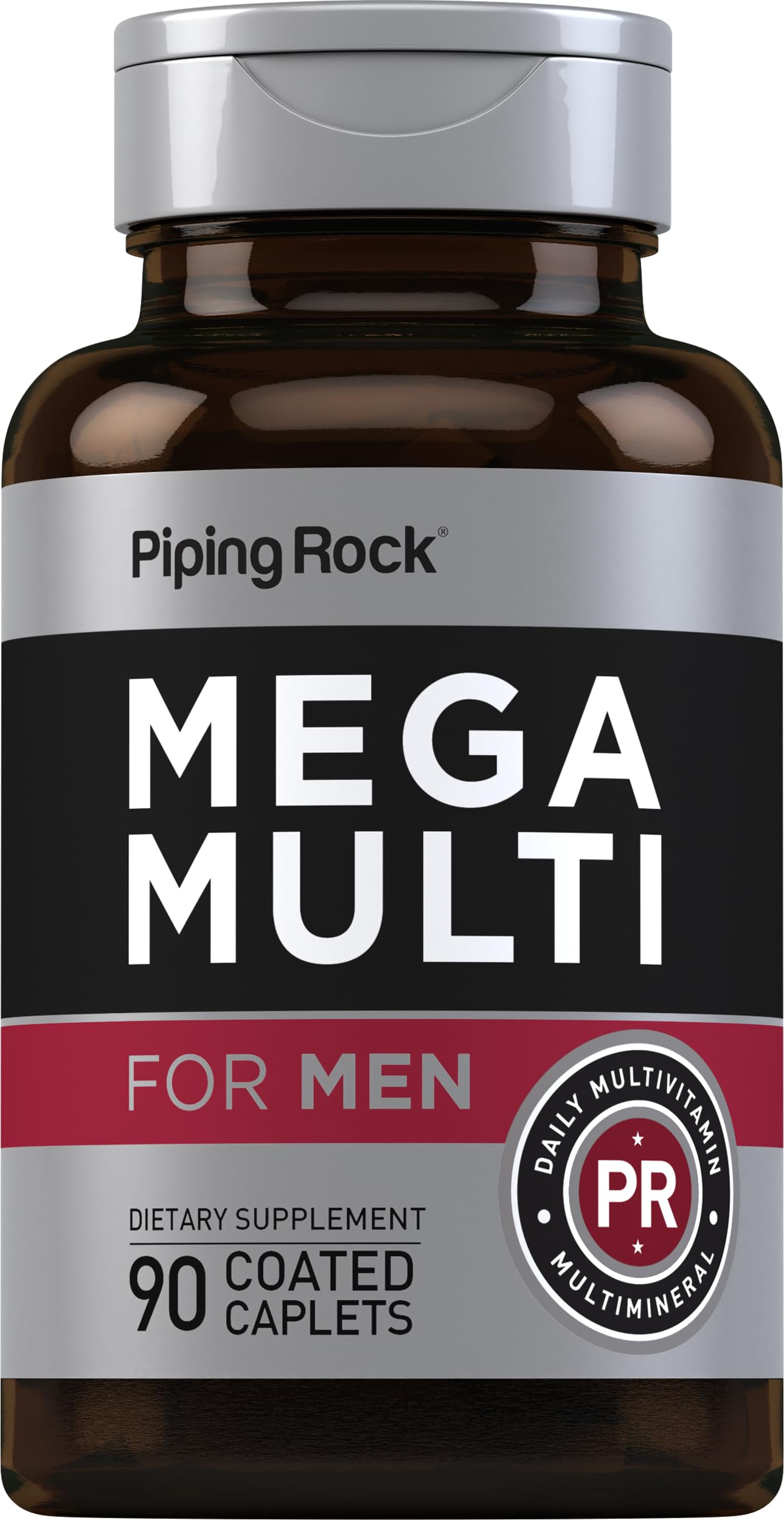 Piping Rock Men's High Potency Vitamin & Mineral Supplement front view