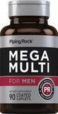 Piping Rock Men's High Potency Vitamin & Mineral Supplement front view