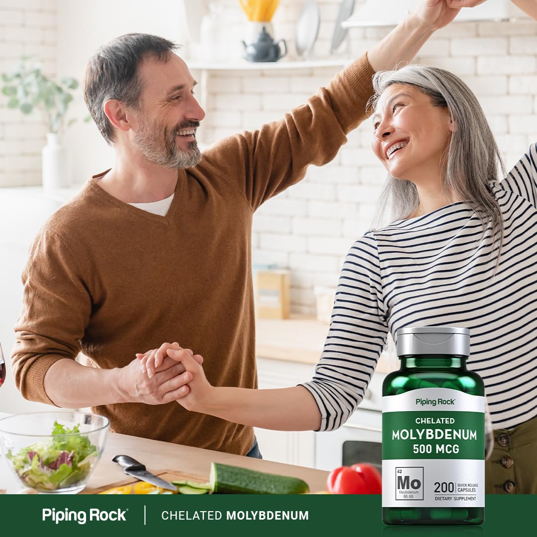 Piping Rock Molybdenum capsules with other supplements