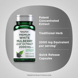 Piping Rock Mulberry Leaf Extract 500mg capsules on a wooden table