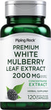 Piping Rock Mulberry Leaf Extract 500mg front view of packaging