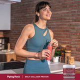 Piping Rock Multi Collagen Powder 549g mixed in a smoothie