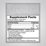 Piping Rock Multi Collagen Powder 549g packaging