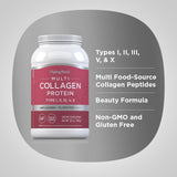 Piping Rock Multi Collagen Protein Powder 907g mixed in a smoothie