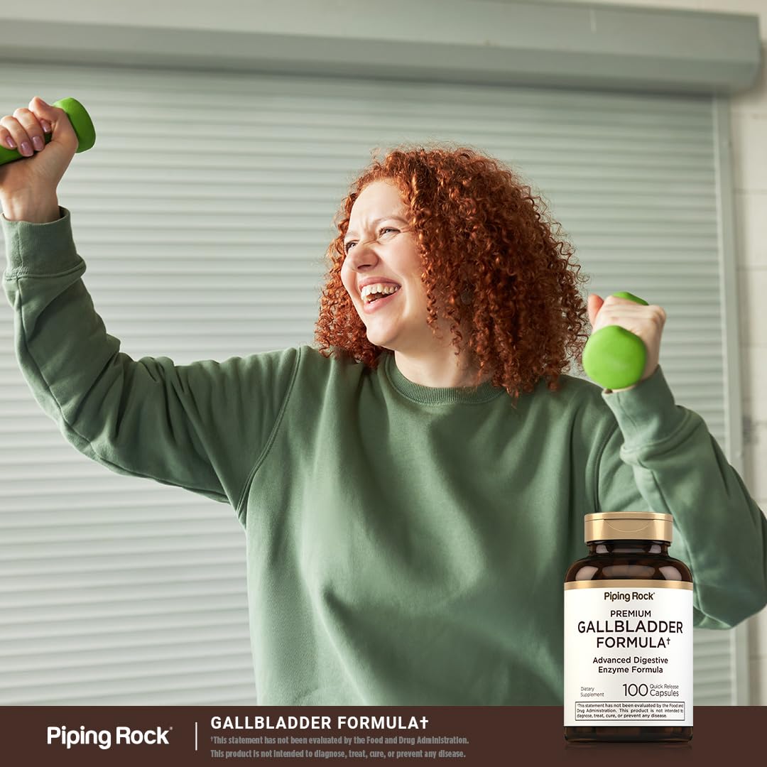Piping Rock Multi-Enzyme Supplement 109g with a measuring spoon