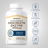 Piping Rock Multi-Enzymes 240g back view