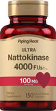 Piping Rock Multi-Enzymes Nattokinase 100mg capsule bottle front view