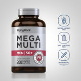 Piping Rock Multivitamins for Men 50+ caplets close-up