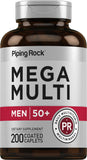 Piping Rock Multivitamins for Men 50+ front view bottle