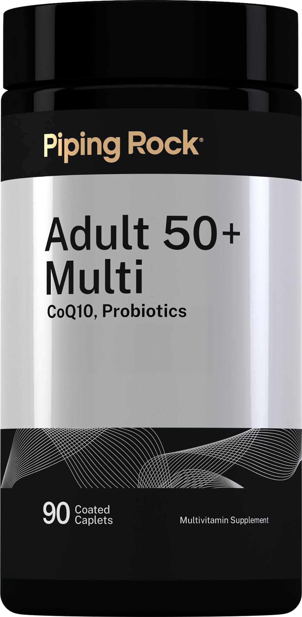 Piping Rock Multivitamins for Men and Women 50 Plus front view of packaging