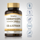 Piping Rock Mushroom Extract Quick Release Capsules side view