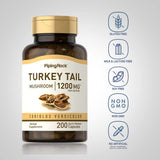 Piping Rock Mushroom Supplement 110g back view with ingredient list