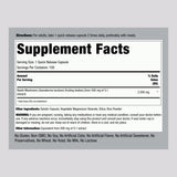 Piping Rock Mushroom Supplement bottle side view
