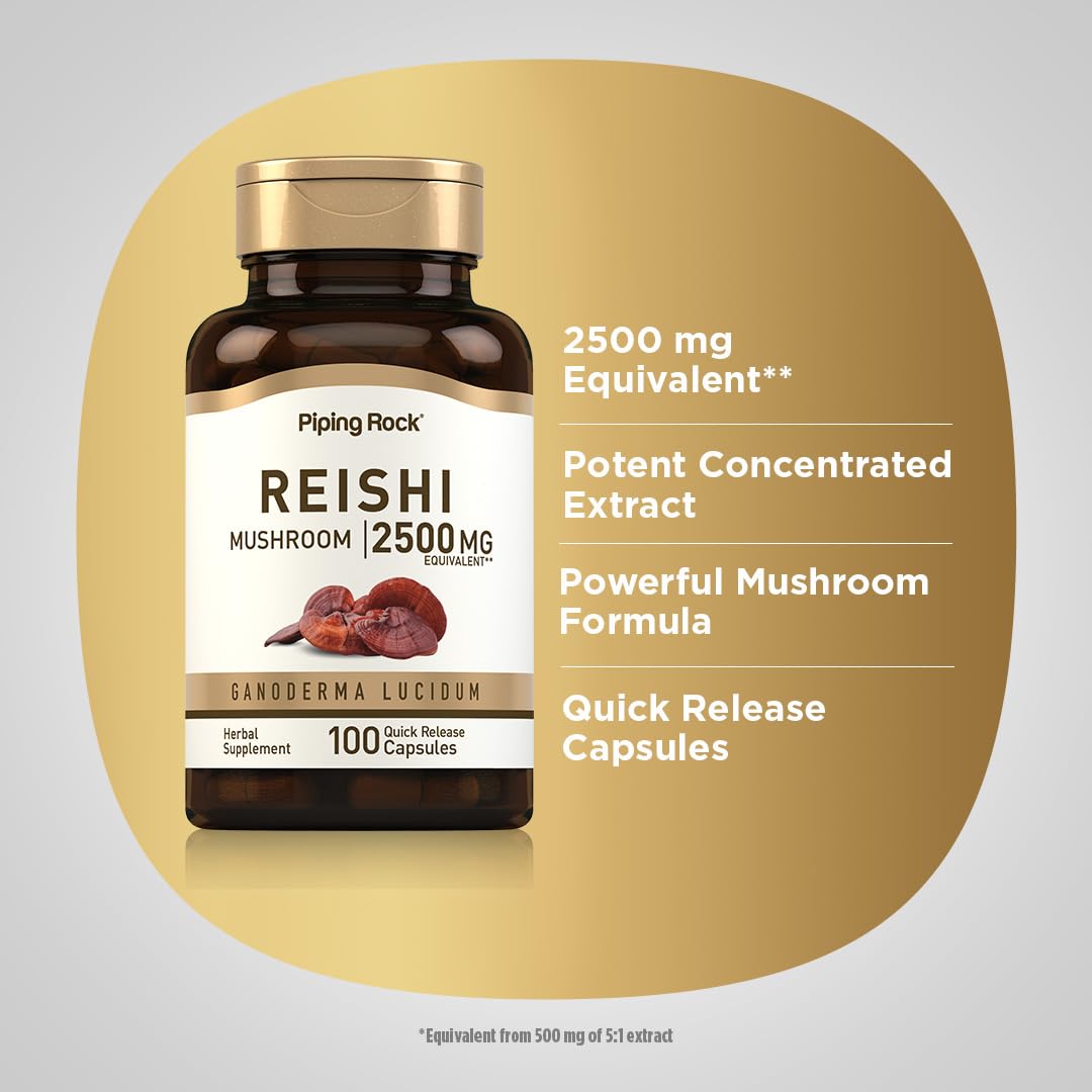 Piping Rock Mushroom Supplement ingredients list