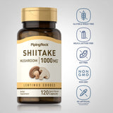 Piping Rock Mushroom Supplement side view of bottle