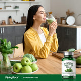 Piping Rock Nettle Super Concentrated Extract capsules on a wooden table