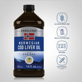 Piping Rock Norwegian Cod Liver Oil 480g capsule close-up