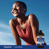 Piping Rock Norwegian Cod Liver Oil 480g with other supplements