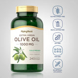 Piping Rock Olive Leaf Extract Quick Release Softgels side view
