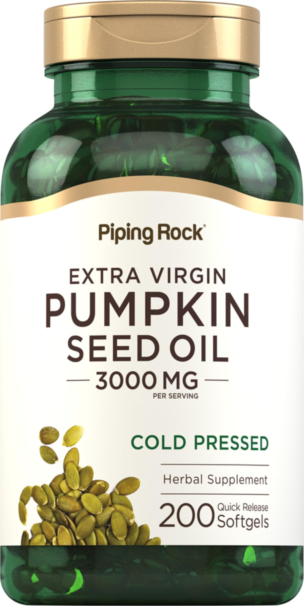 Piping Rock Omega 3-6-9 Cold Pressed Supplement front view