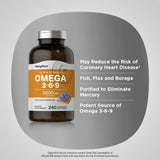 Piping Rock Omega-3 Fish Flax Borage Oil 472g packaging