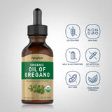 Piping Rock Oregano Oil 132g back view with ingredient list