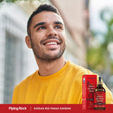 Piping Rock Panax Ginseng Liquid Extract lifestyle scene on a kitchen counter