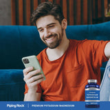 Piping Rock Potassium and Magnesium Capsules with measuring spoon