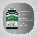 Piping Rock Potassium Gluconate close-up of cap