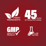 Piping Rock Potent Amino Acid capsules on a wooden table