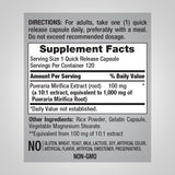 Piping Rock Pueraria Mirifica Root Extract bottle side view