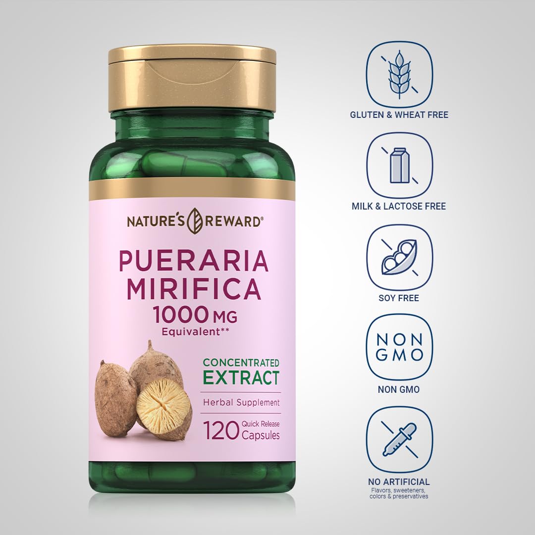 Piping Rock Pueraria Mirifica Root Extract capsules close-up