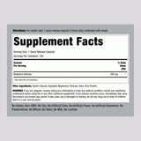 Piping Rock Raspberry Ketones 500 mg supplement side view