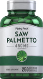 Piping Rock Saw Palmetto Extract 159g capsule bottle front view