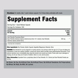Piping Rock Saw Palmetto Extract 159g capsule bottle side view